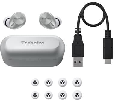 Technics AZ40 täysin langattomat in-ear kuulokkeet (hopea)