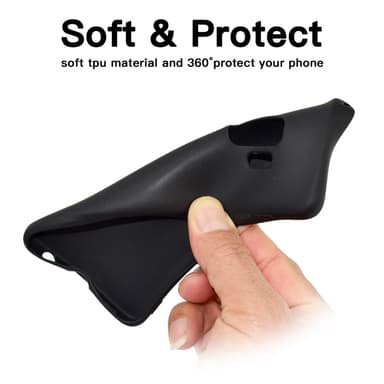 SKALO Samsung A8 (2018) Ultraohut TPU-kuori - Sininen
