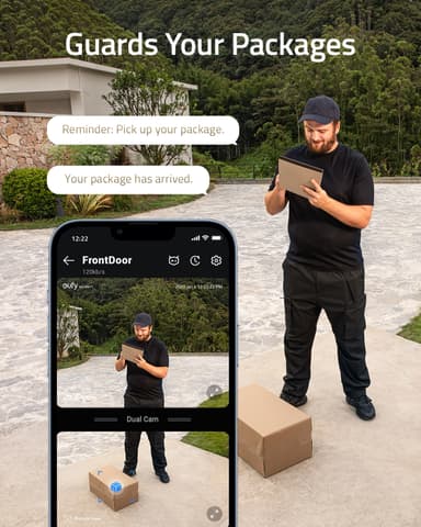 Eufy 2K Dual Cam video-ovikello + Eufy Security HomeBase 2