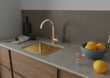 Mora INXX II Soft keittiöhana + venttiili (kiillotettu messinki)