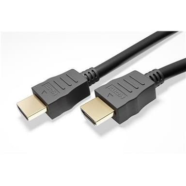 Goobay High Speed HDMI-kaapeli Ethernet 69122 mustalla, HDMI-HDMI, 0,5 m