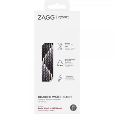 Gear4 Apple Watch 38/40/41mm Ranneke Braided Watch Band Large Storm
