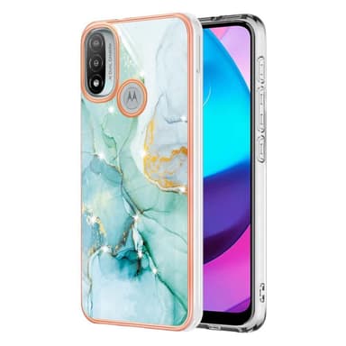 SKALO Moto E20/E30/E40 Marmori TPU kuori - #6