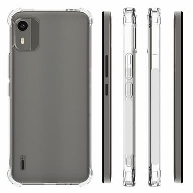 Suojakuori Nokia C12:lle Iskunvaimennus Vahvistetut kulmat TPU