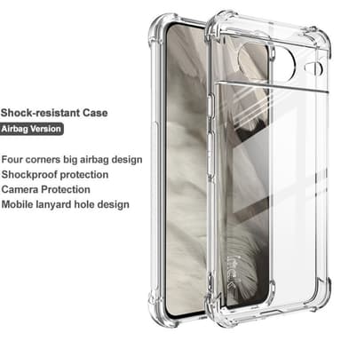IMAK neljän kulman turvatyynyn suojus TPU-suojukselle Pixel 8