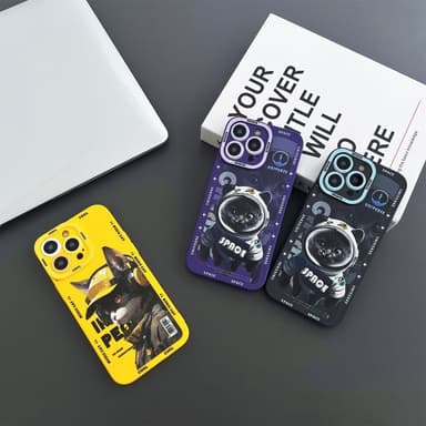 TPU-puhelinkotelon suojakuori iPhone 15 Case Catille - Musta