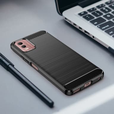 Slim-Fit TPU-puhelinkotelon suojakuori Nokia C32:lle - musta