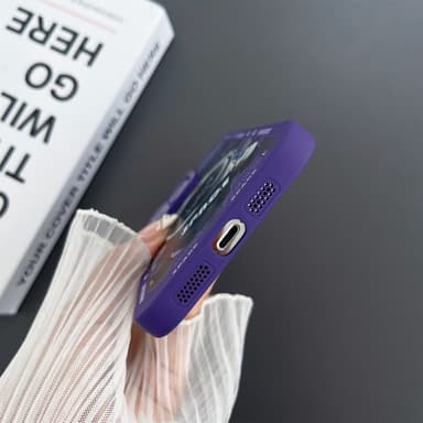 TPU-puhelinkotelon suojakuori iPhone 15 Plus Case Catille - Keltainen