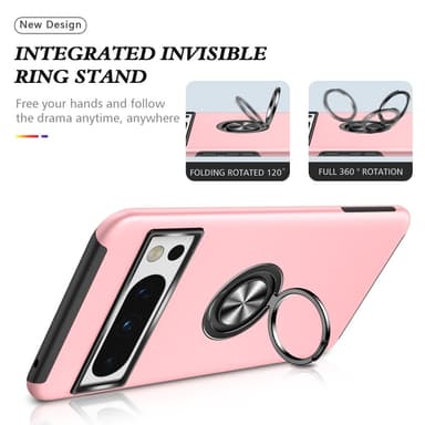 Google Pixel 8 Pro sormenrengasjalustan hybridikotelo