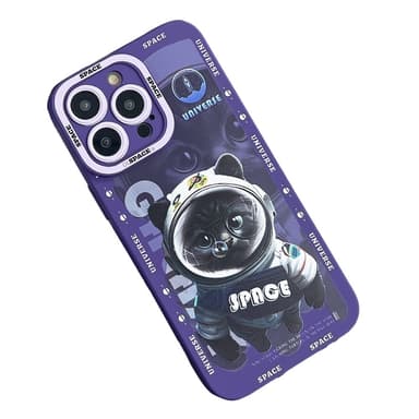 TPU-puhelinkotelon suojakuori iPhone 15 Pro Max Case Catille - Violetti
