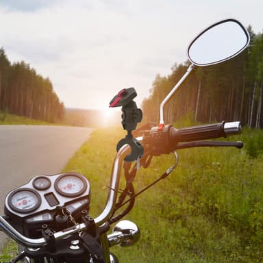 Snap Erittäin kestävä matkapuhelinteline moottoripyörälle
