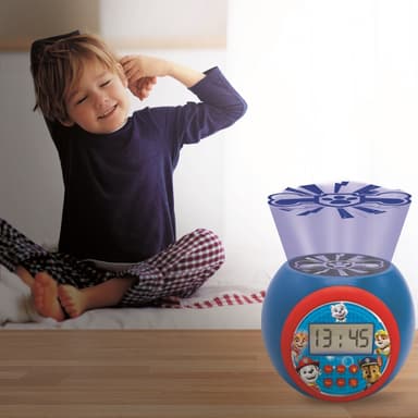 Paw Patrol -projektorin herätyskello ajastimella