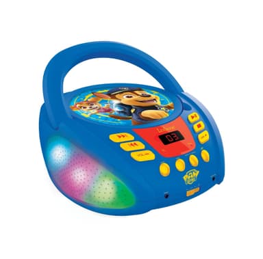 Paw Patrol Bluetooth CD-soitin, jossa on valot
