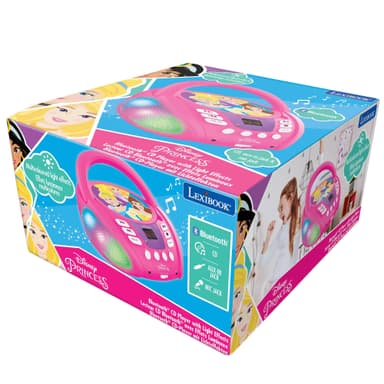Disney Princess Bluetooth CD-soitin valoilla