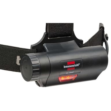 brennenstuhl Ladattava LED otsalamppu LuxPremium / otsalamppu LED vaihdettavalla akulla ja punaisella valolla (IP44, valon kesto jopa 30 tuntia, valokanta 100 m, sis. USB-kaapelin)