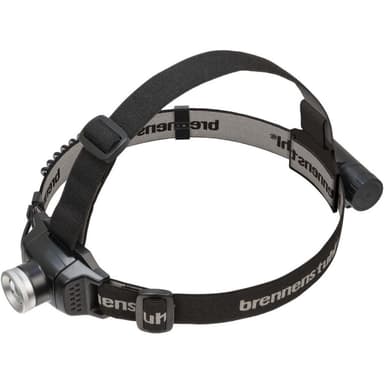 brennenstuhl Ladattava LED otsalamppu LuxPremium / otsalamppu LED vaihdettavalla akulla ja punaisella valolla (IP44, valon kesto jopa 30 tuntia, valokanta 100 m, sis. USB-kaapelin)