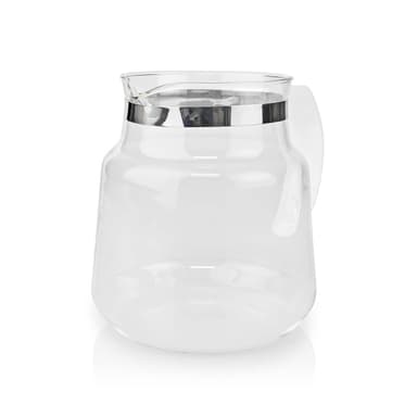 Nedis Lasi Kahvikannu | Sopii käytettäväksi: Moccamaster K / KB/ 1 0PL / Excellent 10S | 1.2 l | Valkoinen