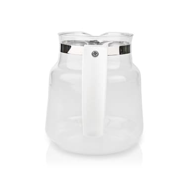 Nedis Lasi Kahvikannu | Sopii käytettäväksi: Moccamaster K / KB/ 1 0PL / Excellent 10S | 1.2 l | Valkoinen