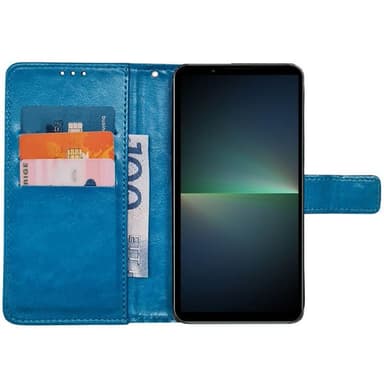 Lompakkokotelo 3-kortti Sony Xperia 5 V - Vaaleansininen