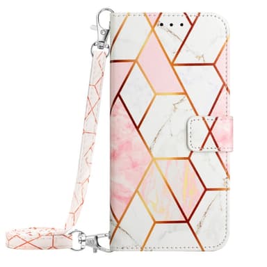 SKALO Motorola Moto G14 Marmori 3D Lompakkokotelo