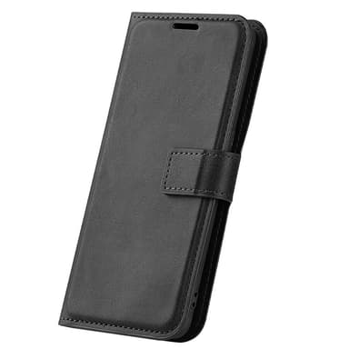 SKALO Motorola Moto G14 Premium Wallet Lompakkokotelo - Musta