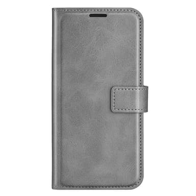 SKALO Motorola Moto G14 Premium Wallet Lompakkokotelo - Harmaa