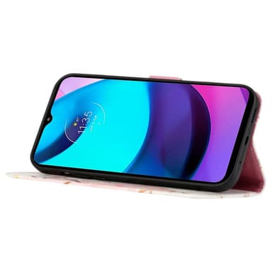 SKALO Motorola Moto G14 Marmori 3D Lompakkokotelo