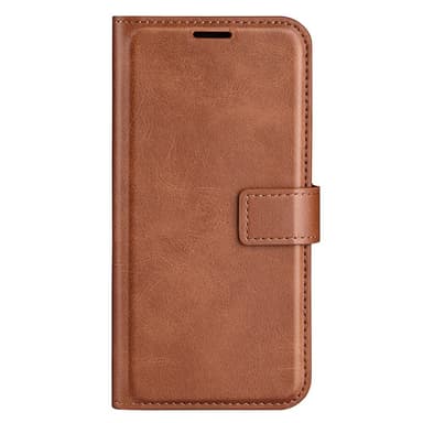 SKALO Motorola Moto G14 Premium Wallet Lompakkokotelo - Ruskea