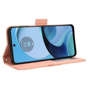 SKALO Motorola Moto G14 6-lokeroa Lompakkokotelo - Pinkki