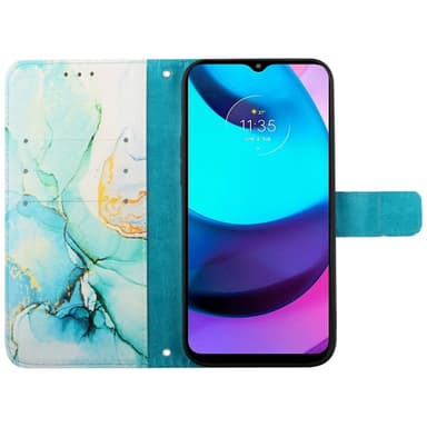 SKALO Motorola Moto G14 Marmori 3D Lompakkokotelo