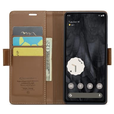 CASEME Retro Lompakkokotelo Pixel 8 Pro
