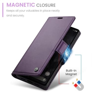 CASEME Retro Lompakkokotelo Pixel 8 Pro