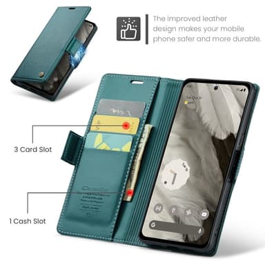 CASEME Retro Lompakkokotelo Pixel 8