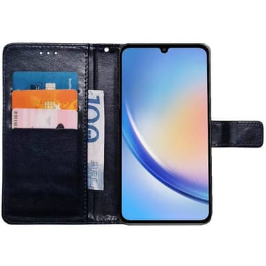 Lompakkokotelo 3-kortti Samsung Galaxy A05s - Tummansininen