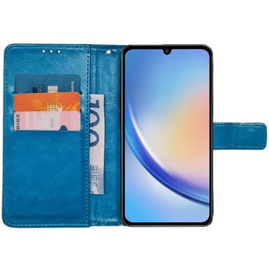 Lompakkokotelo 3-kortti Samsung Galaxy A05s - Vaaleansininen