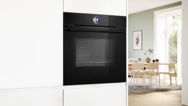 Bosch integroitu uuni mikrotoiminnolla HMG976RB1S (Musta)