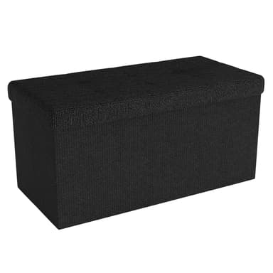 Taitettava Penkki 76x38x38 cm Jakkara (musta)