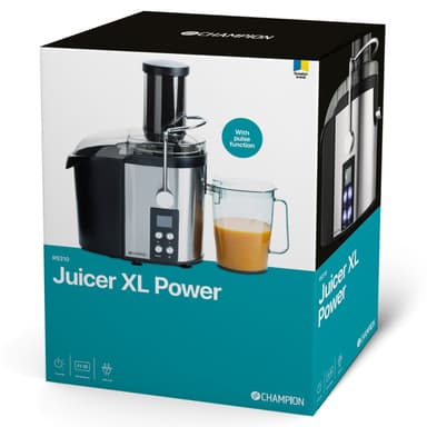 Champion Raakamehusentrifugi XL Digital 1.1L 800W RS310 Musta