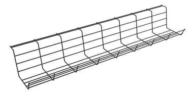 axessline Wire Tray - Cable tray, L720 mm, black