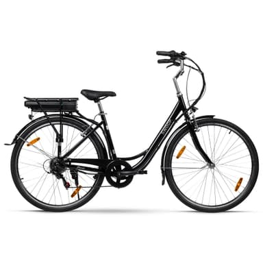 Swoop Sähköpyörä Classic, naisten 28"" musta
