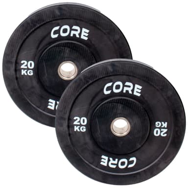 Core Levypainot Bumper (5-25kg), pari - 10 kg