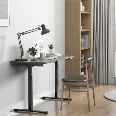Lykke sähköpöytä M100, musta, 120 x 60 cm