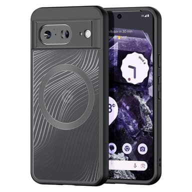 DUX DUCIS Google Pixel 8 Aimo Series Magnetic Ring Suojakuori - Musta