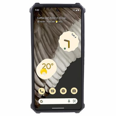SKALO Google Pixel 8 Armor Phantom Hybrid Kuori - Musta