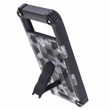 SKALO Google Pixel 8 Armor Phantom Hybrid Kuori - Musta
