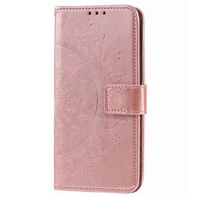 SKALO Sony Xperia 5 V Mandala lompakkokotelo - Ruusukulta