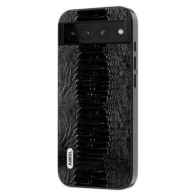 SKALO Google Pixel 8 ABEEL Nahka Suojakuori - Musta