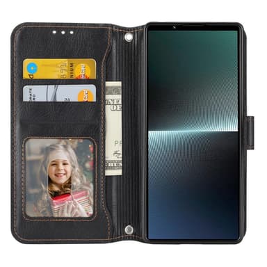 SKALO Sony Xperia 5 V Evelope Clutch 5-Lokeroa - Musta