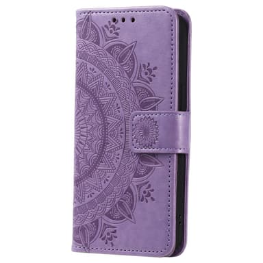SKALO Sony Xperia 5 V Mandala lompakkokotelo - Violetti