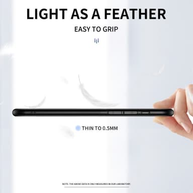 SKALO Google Pixel 8 Pro Gradientti karkaistu lasi TPU-suojakuori - Pinkki